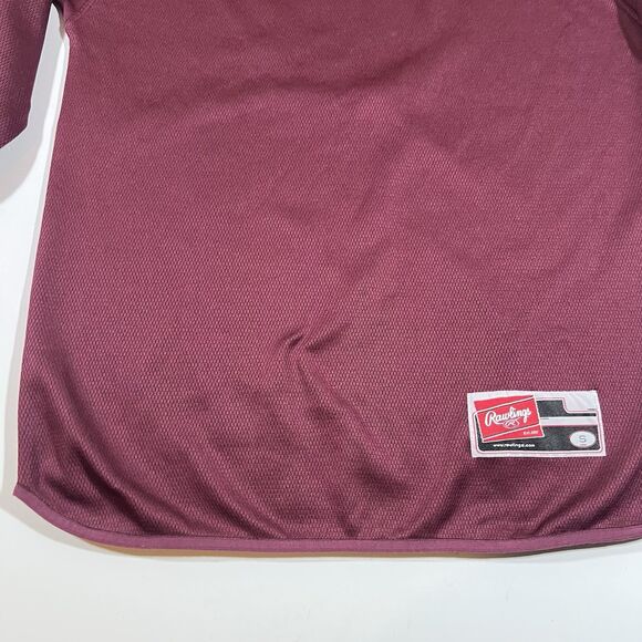 Rawlings Long Sleeve Performance Baseball Warm Up Shirt Pirate Logo Men's Small - Picture 5 of 11